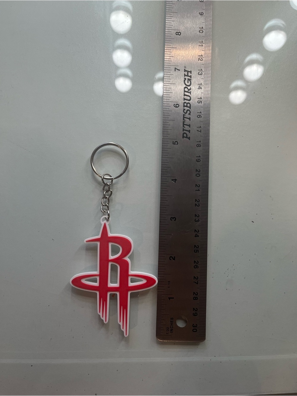 Houston Rockets keychain (3d printed) - Picture 3 of 4